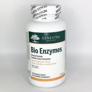 Yum Naturals Emporium - Bringing the Wisdom of Mother Nature to Life - Bio Enzymes Chewable Digestive Enzymes by Genestra - 100 tablets