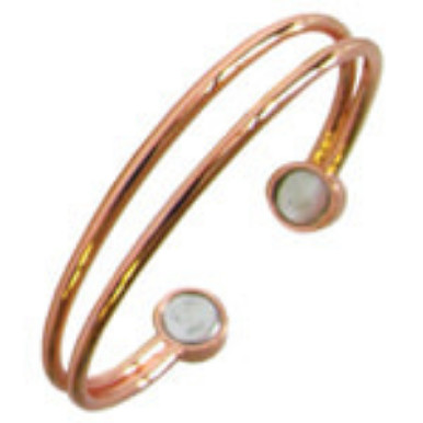 YumNaturals Emporium - Bringing the Wisdom of Nature to Life - Copper Magnetic Bracelet - 2 Wire