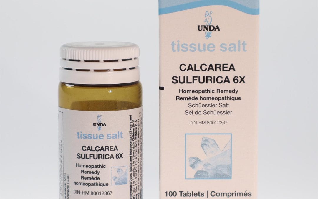 Tissue Salt – Calcarea sulfurica 6X – Skin Disorders