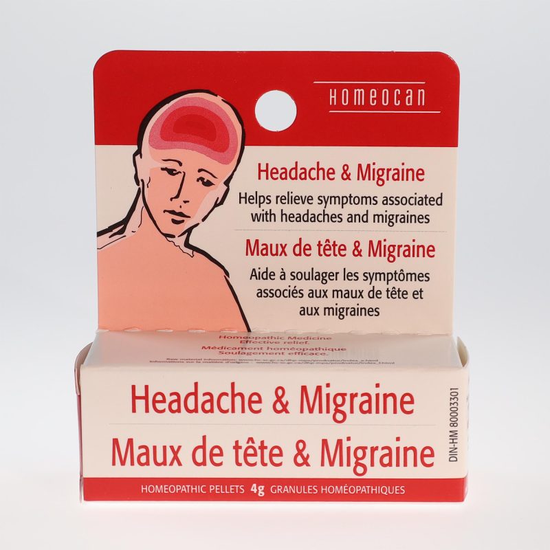 YumNaturals Homeocan Headache and Migraine front 2K72