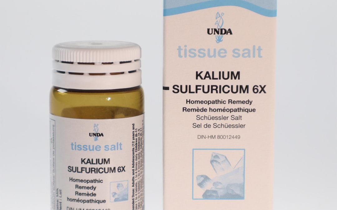 Tissue Salt – Kalium Sulfuricum 6X – Yellow Tongue
