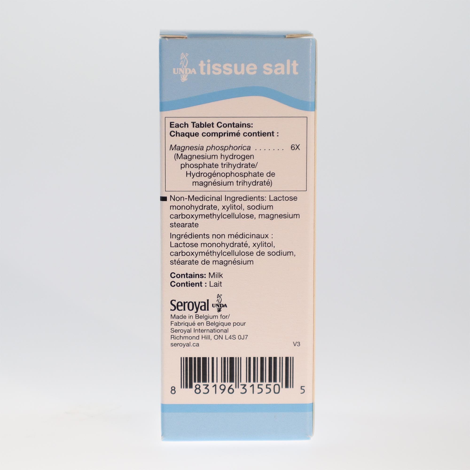 YumNaturals Magnesia Phosphorica 6x tissue salts ingredients 2K72