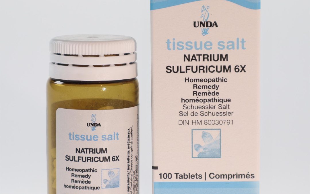 Tissue Salt – Natrum Sulphuricum 6X – Liver and Digestion