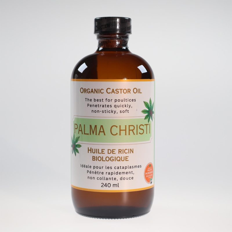 YumNaturals Organic Palma Christi castor oil 240 mL front 2K72