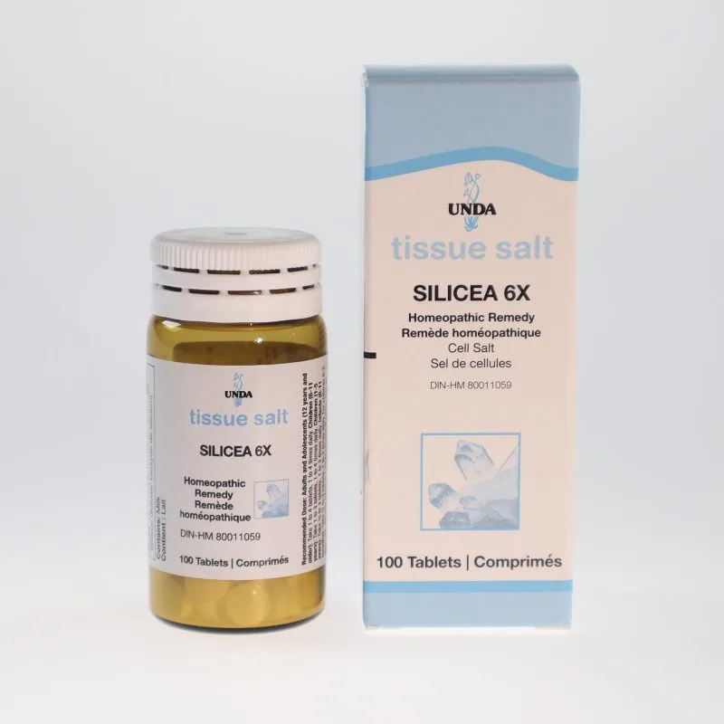 YumNaturals Silicea tissue salts 6x front 2K72
