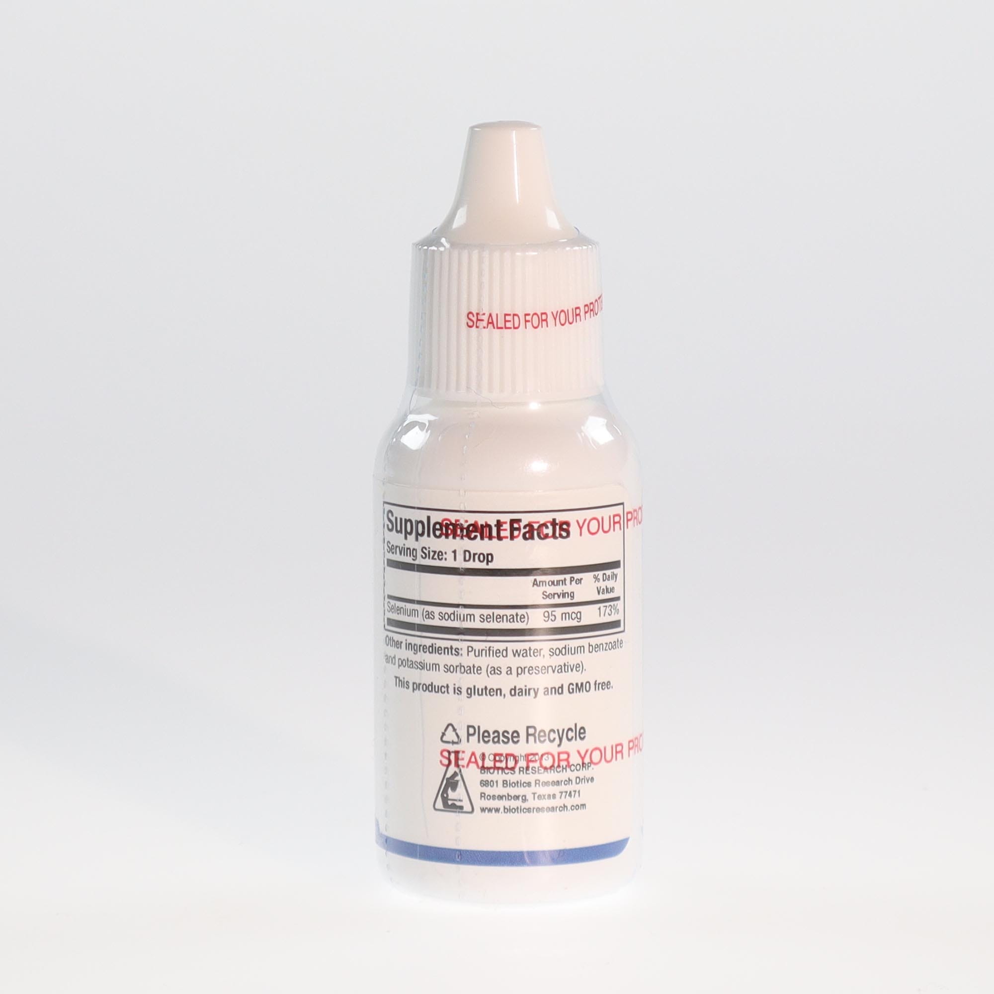 YumNaturals Store Biotics Research Aqueous Selenium facts 2K72