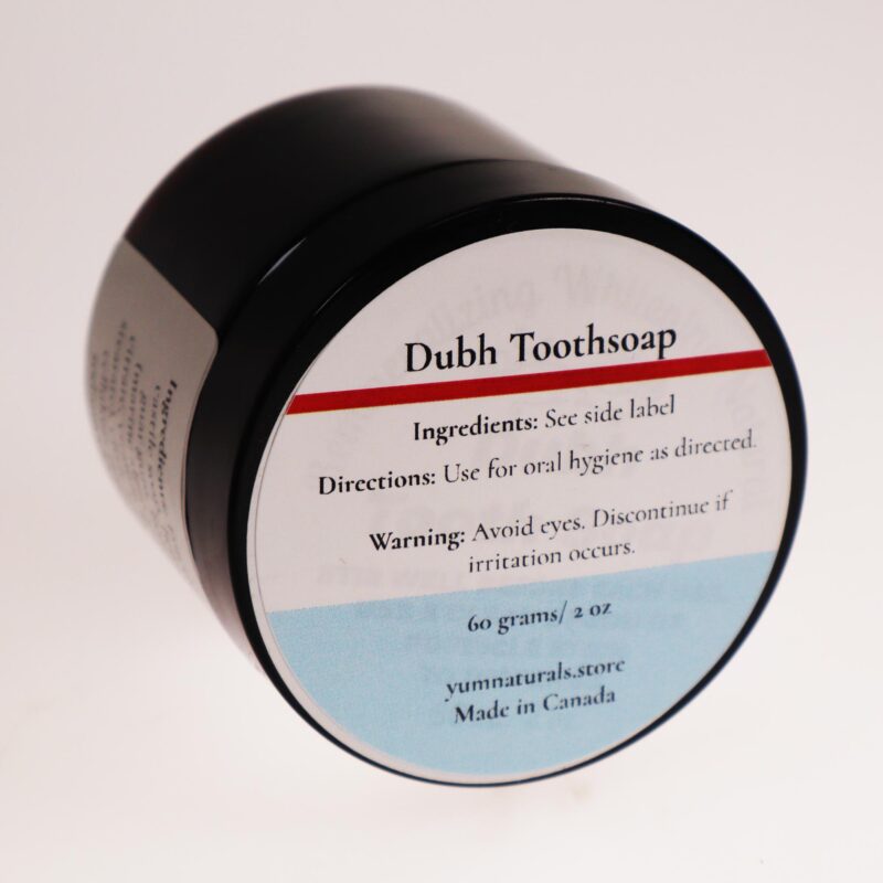 YumNaturals Store Dubh Toothsoap Jar 2K72