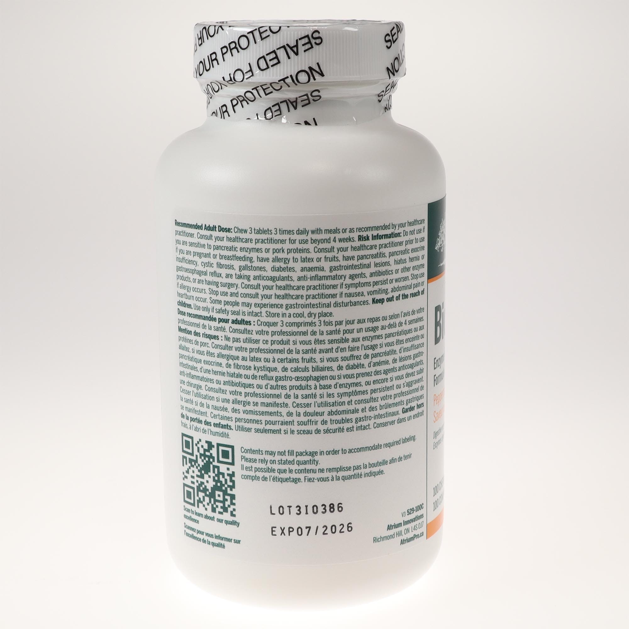 YumNaturals Store Genestra Bio Enzymes dosage 2K72