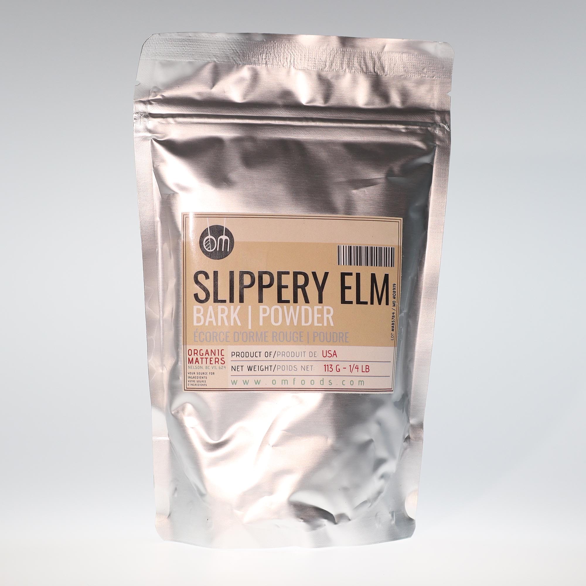 YumNaturals Store OM Slippery Elm Bark Powder 113g 2K72