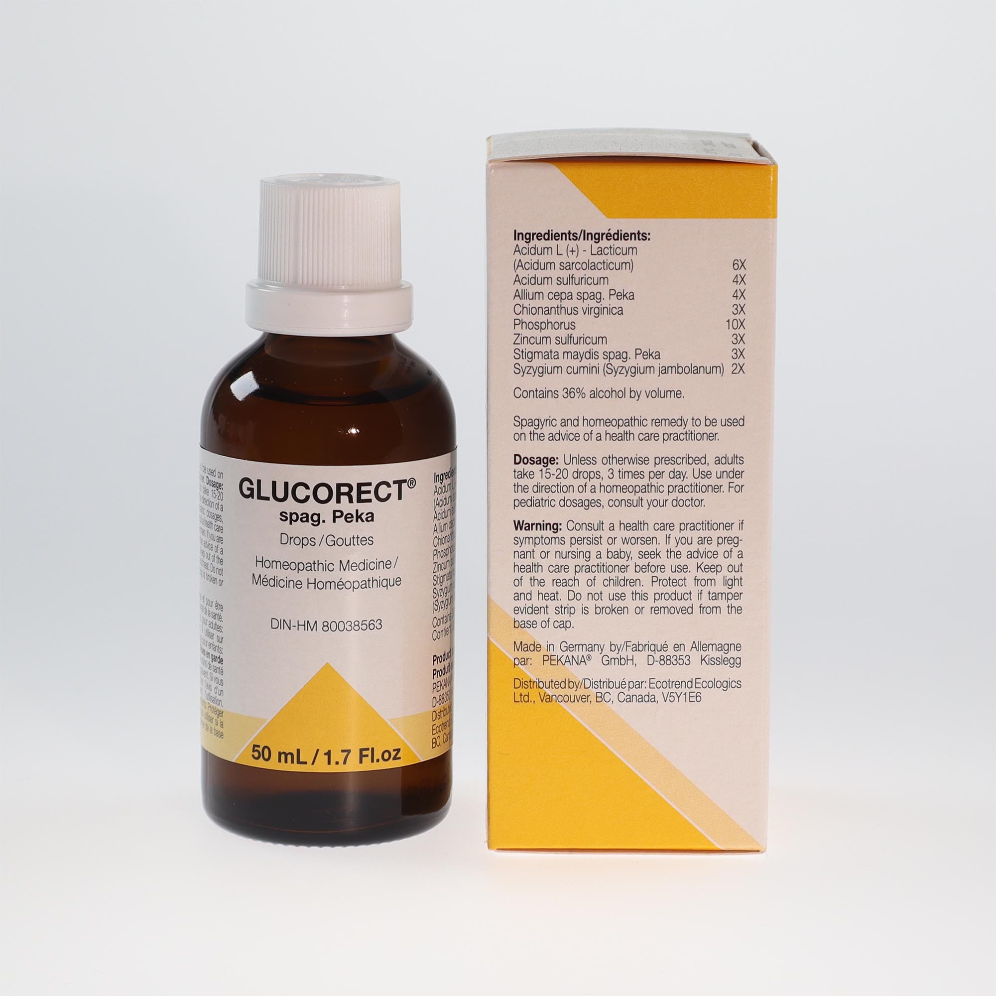 YumNaturals Store Pekana Glucorect side 2K72