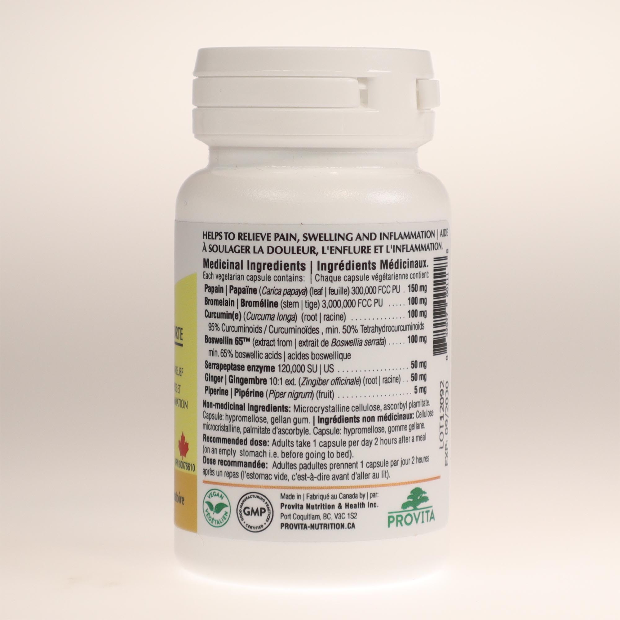 Provita Serra-Plus Forte Serrapeptase - Image 2