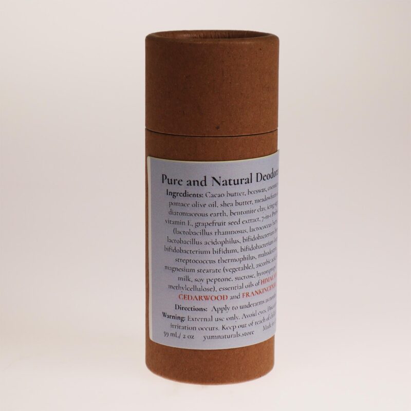 YumNaturals Store Pure and Natural Deodorant Himalayan Cedarwood Frankincense 2K72