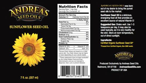 Yummy Mummy Emporium & Apothecary - Organic Sunflower Seed Oil