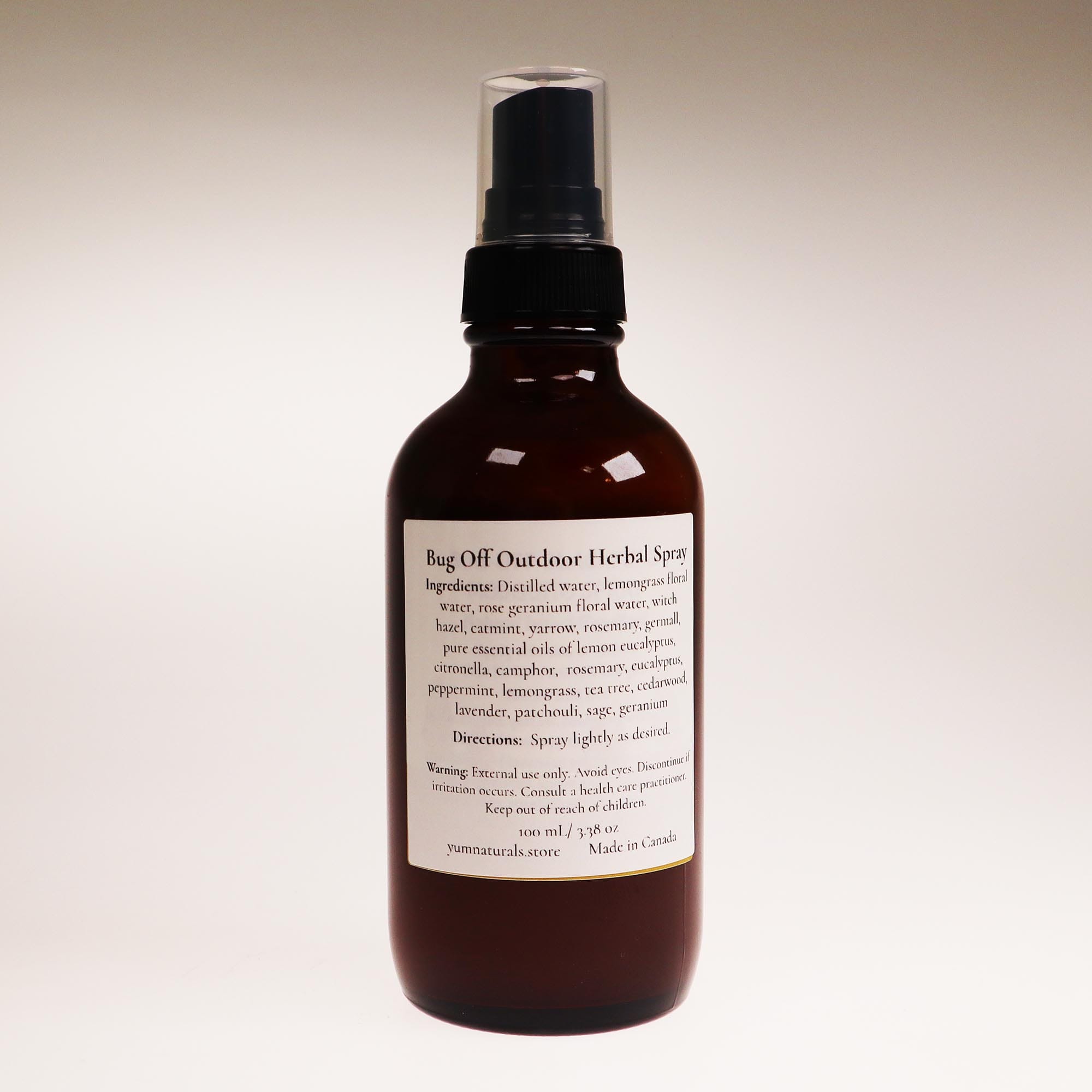 YumNaturals Store Bug Off Outdoor Herbal Spray Small 2K72
