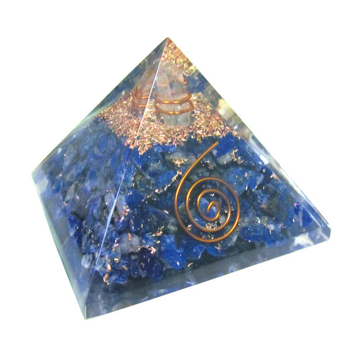YumNaturals Emporium - Bringing the Wisdom of Nature to Life - Lapis Lazuli Orgone Pyramid