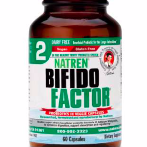 YumNaturals Emporium and Apothecary - Bringing the Wisdom of Mother Nature to Life - Natren Bifido Factor - Dairy Free 60 capsules