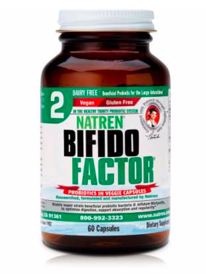 YumNaturals Emporium and Apothecary - Bringing the Wisdom of Mother Nature to Life - Natren Bifido Factor - Dairy Free 60 capsules