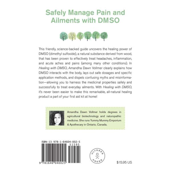 Healing with DMSO Book Cover - Back