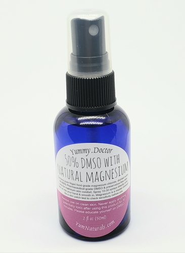 YumNaturals Emporium - Bringing the Wisdom of Nature to Life - 50 DMSO with Magnesium Spray
