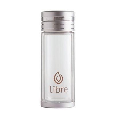 YumNaturals Emporium - Bringing the Wisdom of Mother Nature to Life - Libre Durable Glass Infuser – Classic Silver