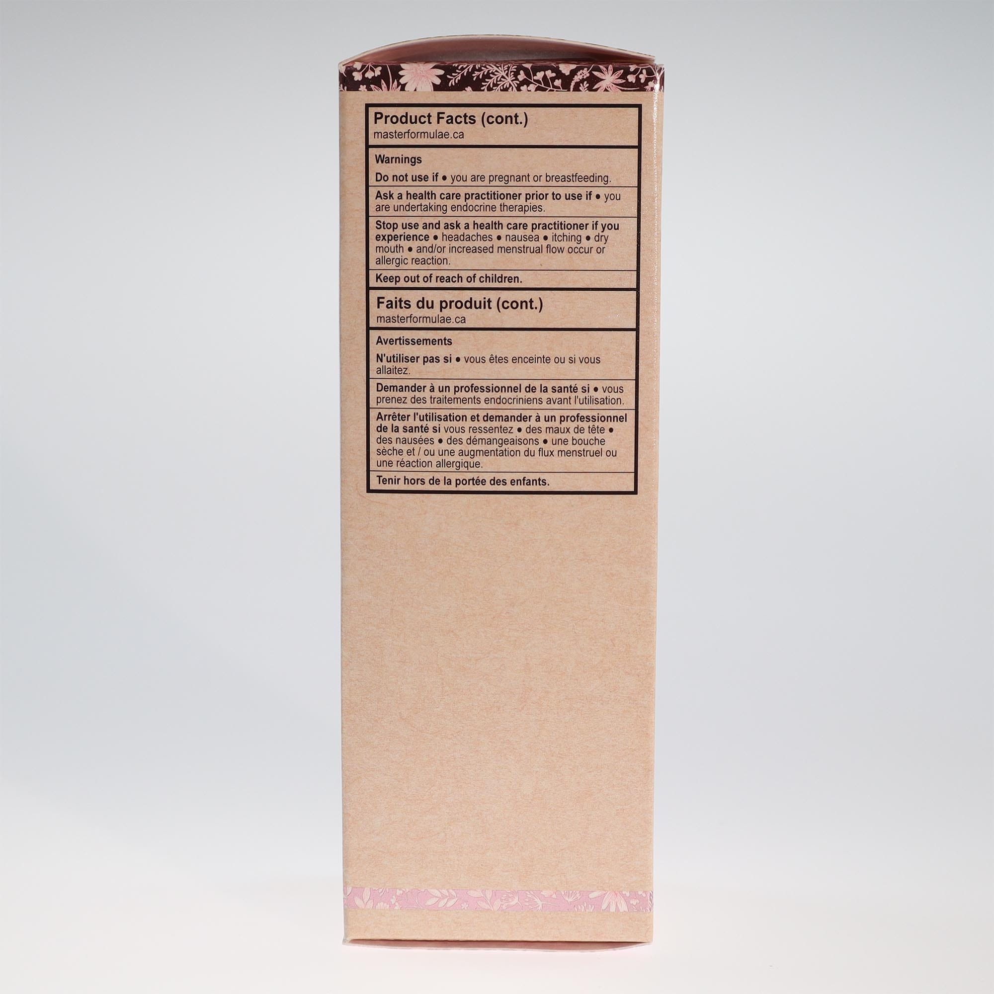 Master Formulae Botanicals Vitex 100 mL - Image 3