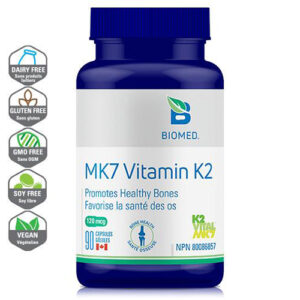 Yum Naturals Emporium - Bringing the Wisdom of Nature to Life - Biomed MK7 Vitamin K2