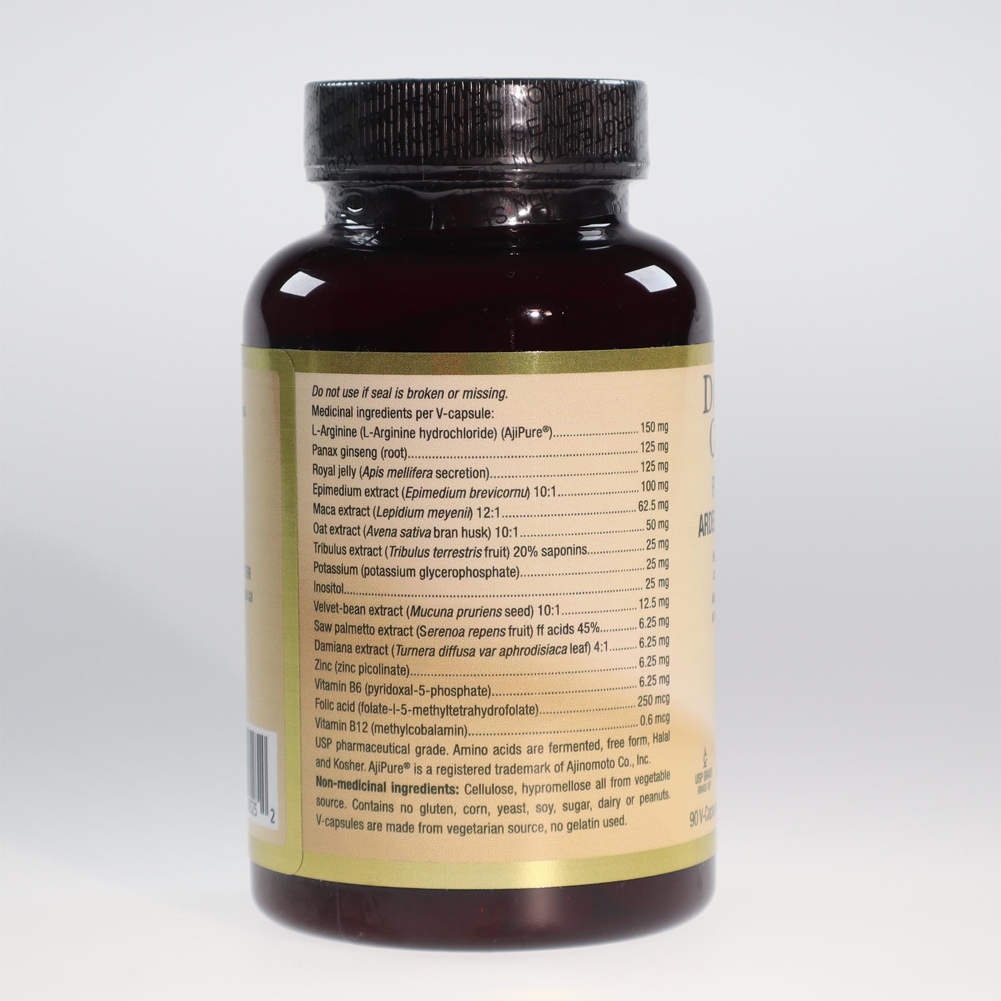 YumNaturals Store Doctors Choice Fiery Male ingredients 2K72