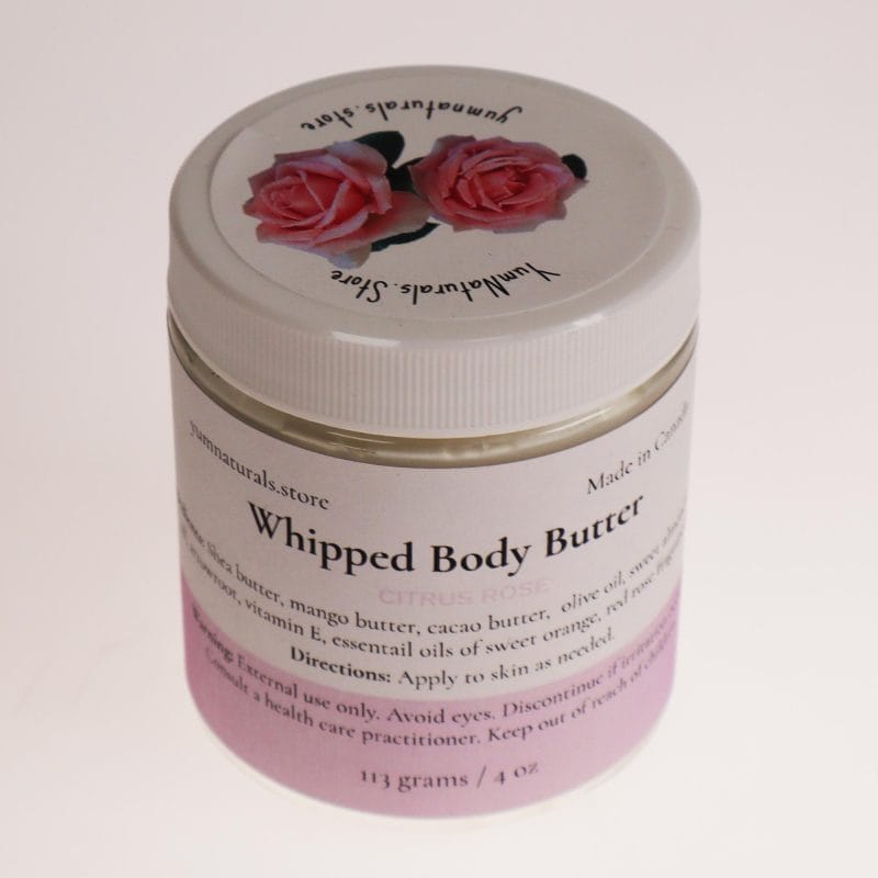 YumNaturals Store Whipped Body Butter Citrus Rose 4 oz (2) 2K72