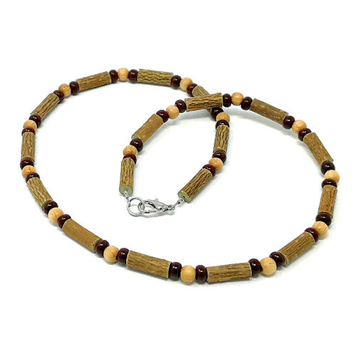 YumNaturals Emporium - Bringing the Wisdom of Mother Nature to Life - Hazelwood Natural Brown Necklace 1