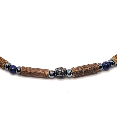 YumNaturals Emporium - Bringing the Wisdom of Mother Nature to Life - Hazelwood Lapis-Lazuli Necklace Medieval Style 2