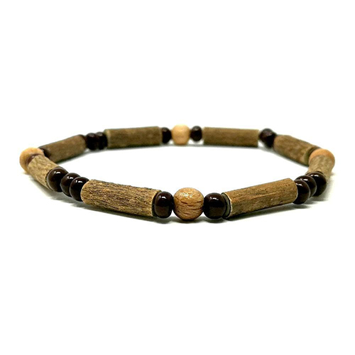 YumNaturals Emporium - Bringing the Wisdom of Mother Nature to Life - Hazelwood Natural Brown Single Bracelet 1