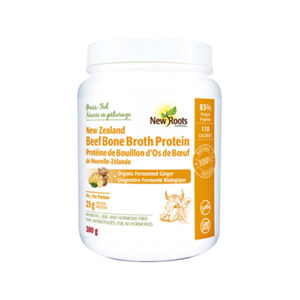 New Roots Beef Bone Broth Protein + Organic Fermented Ginger - yumnaturals.store