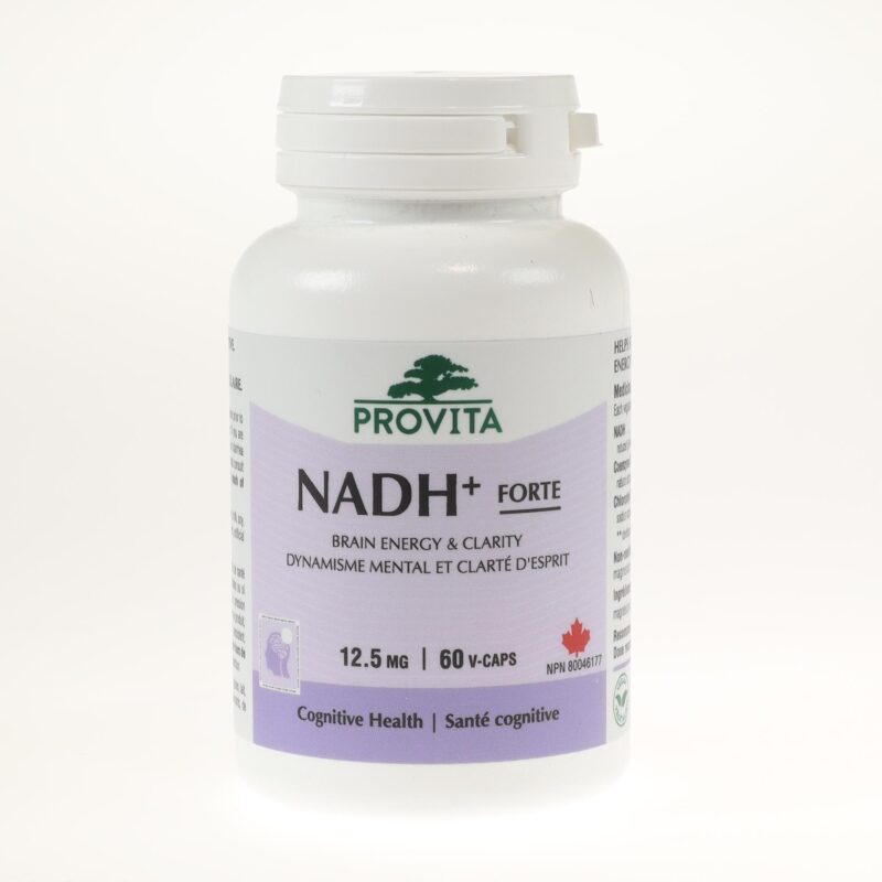 YumNaturals NADH Forte 60 caps front 2K72