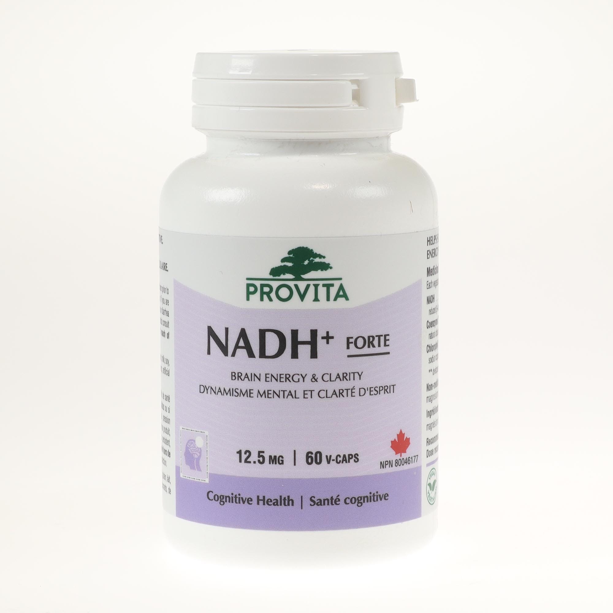 YumNaturals NADH Forte 60 caps front 2K72