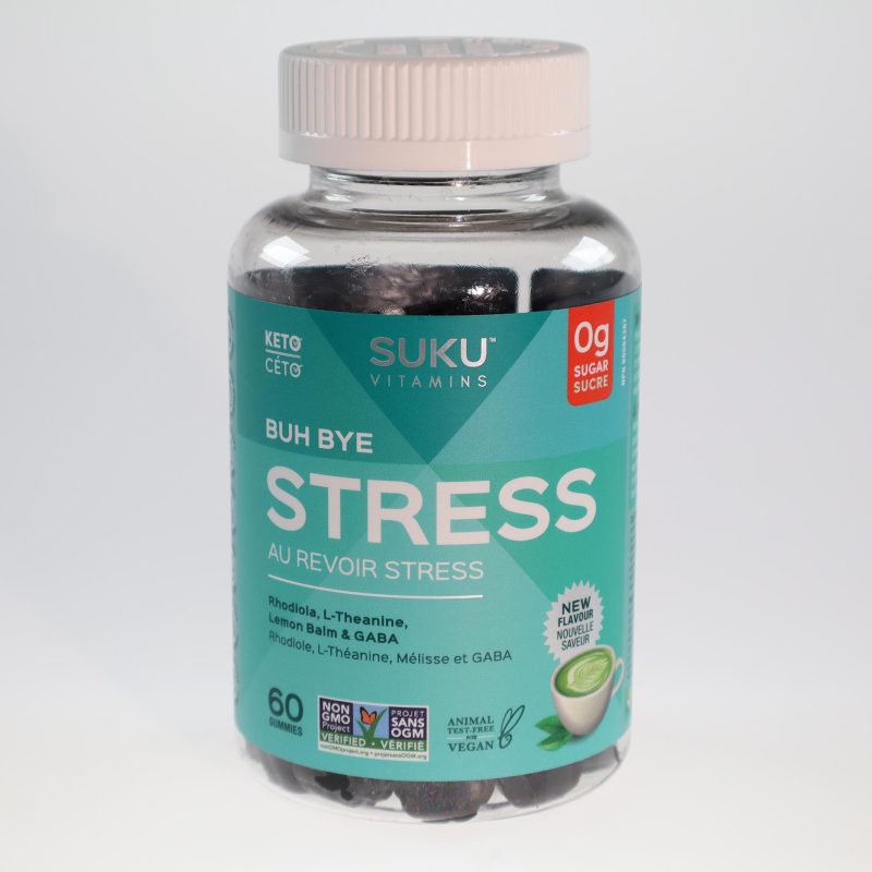 YumNaturals Store SUKU Buh bye Stress Gummies front 2K72