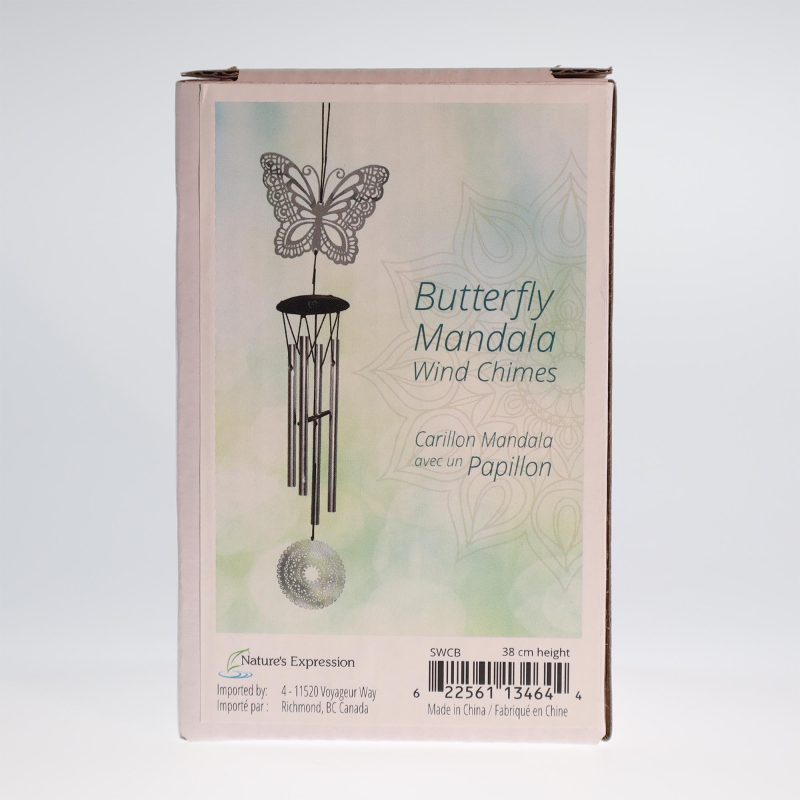 YumNaturals Wind chime butterfly small 2K72
