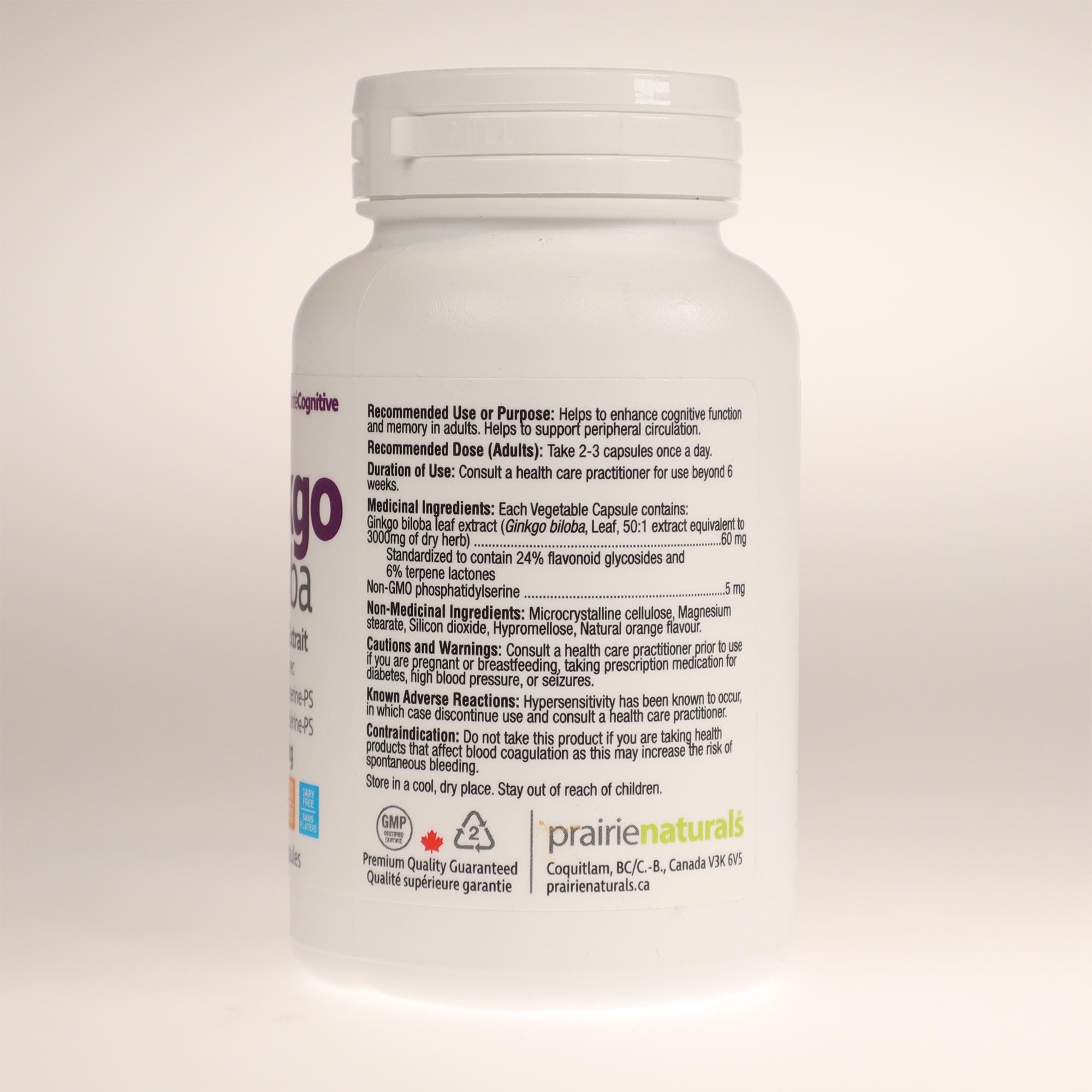 YumNaturals Store Ginkgo capsules side 2K72