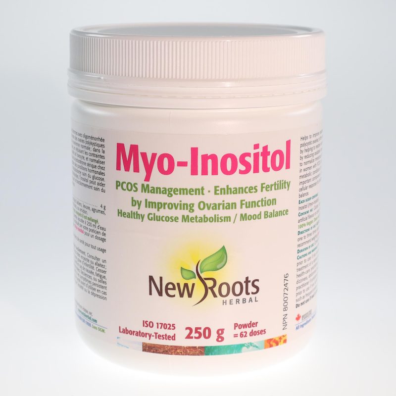 YumNaturals Store New Roots Myo inositol 250 grams front 2K72