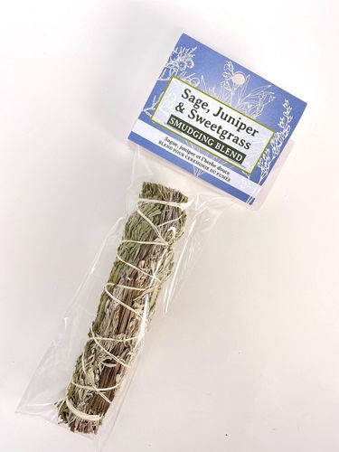 Yum Naturals Emporium - Bringing the Wisdom of Mother Nature to Life - Sage Juniper Sweetgrass Smudge