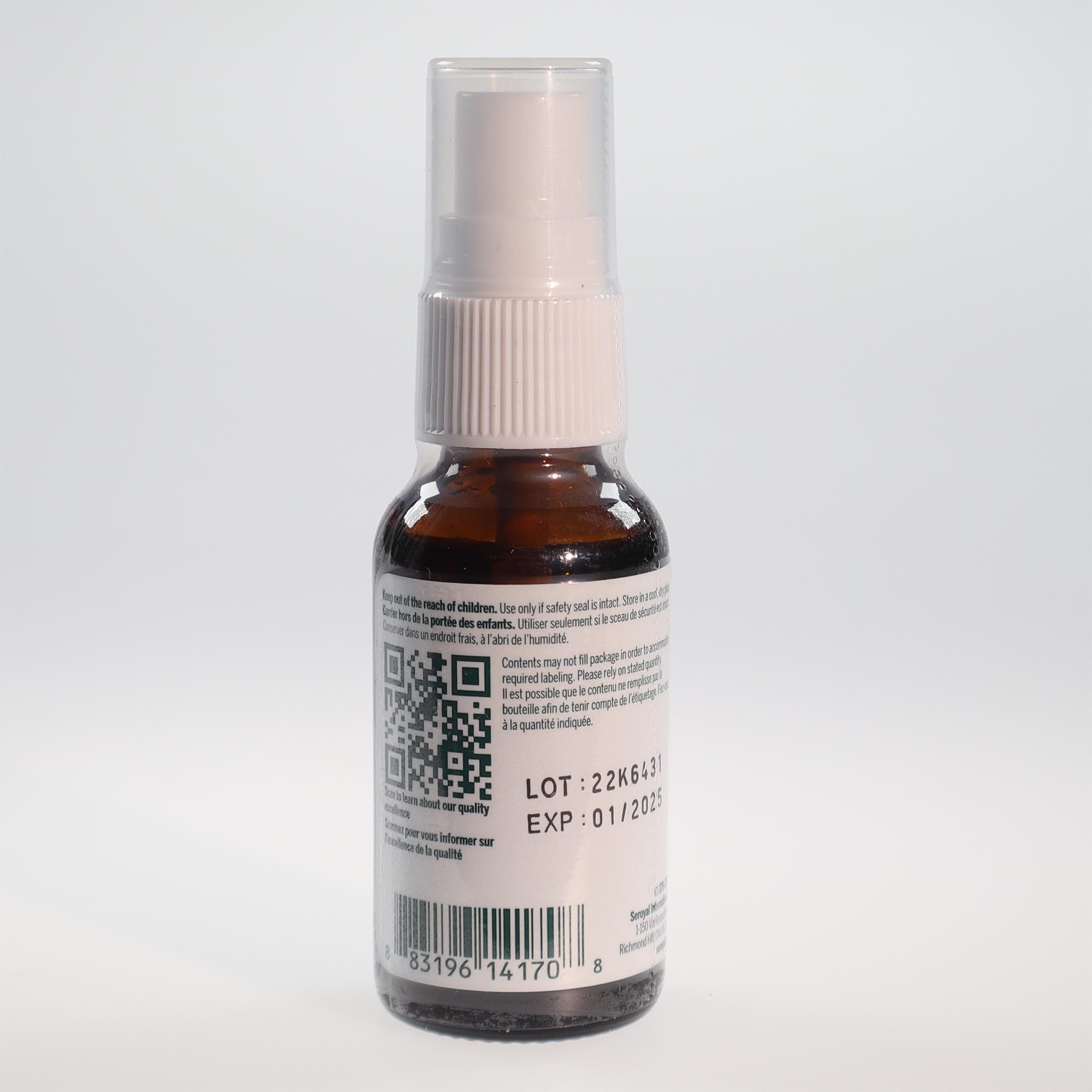YumNaturals Genestra Melatonin spray cautions 2K72