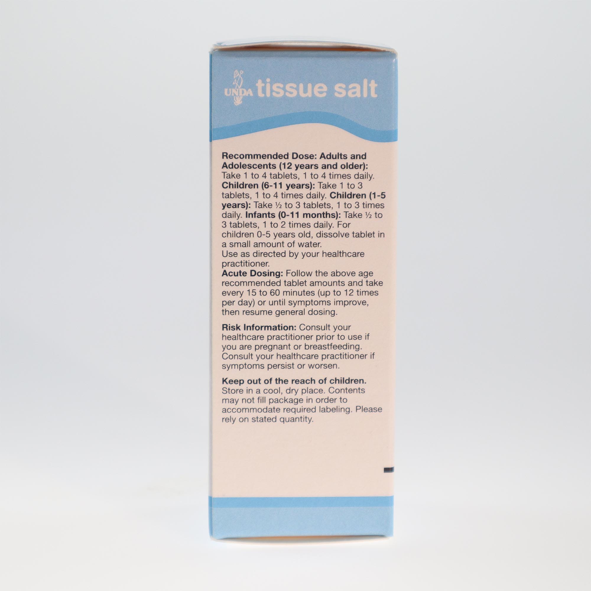 YumNaturals tissue salts general instructions 2K72