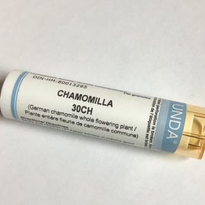 Yum Naturals Emporium - Bringing the Wisdom of Mother Nature to Life - Chamomilla 30 ch Homeopathic Remedy - teething colic