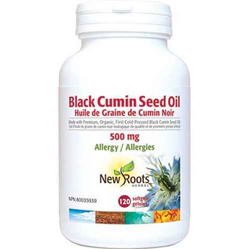 Yum Naturals Emporium - Bringing the Wisdom of Mother Nature to Life - New Roots Black Cumin Seed Oil 120 softgels