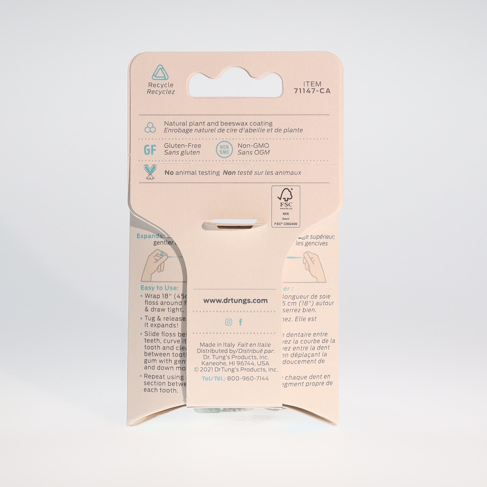YumNaturals Store Dr Tung's Ecosentials Smart Floss back 2K72
