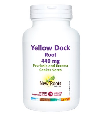 Yum Naturals Emporium - Bringing the Wisdom of Mother Nature to Life - New Roots Yellow Dock Capsules