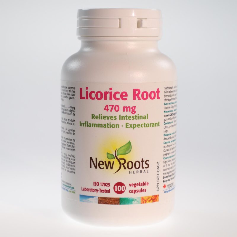 YumNaturals New Roots Licorice capsules front 2K72