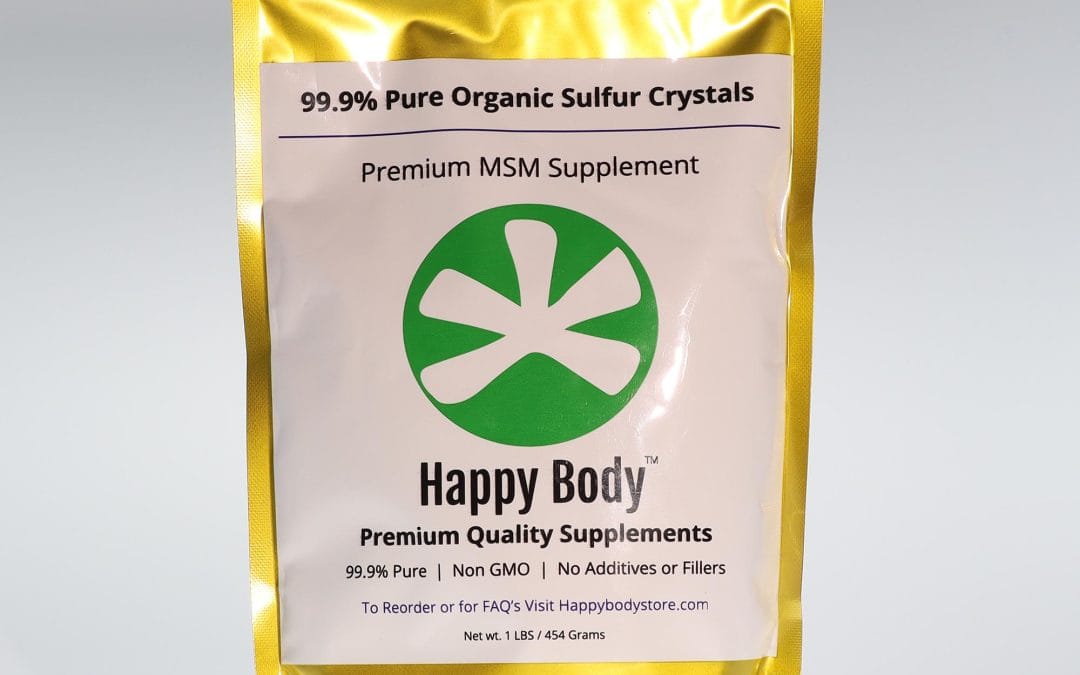 Happy Body Organic Sulfur MSM Crystals