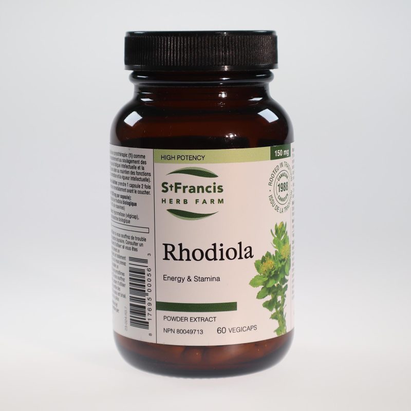YumNaturals St Francis Rhodiola capsules front 2K72