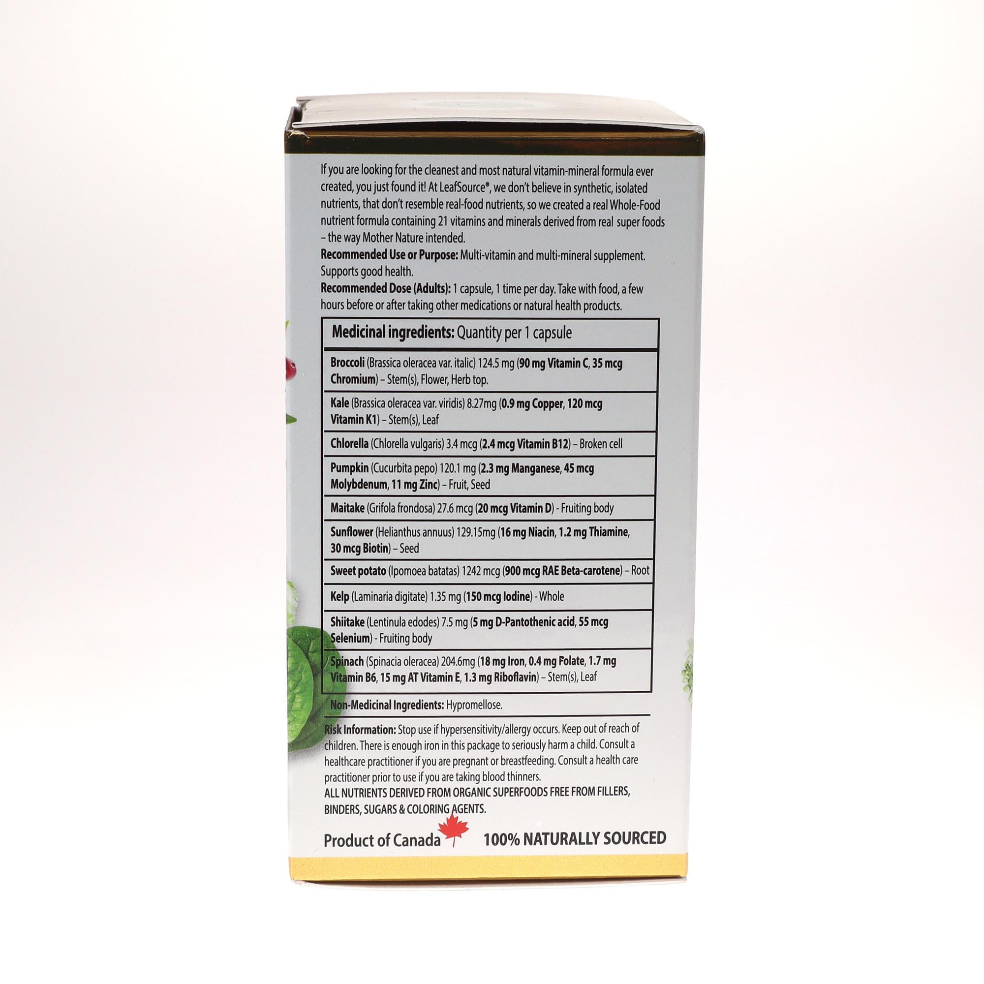 YumNaturals Store Leafsource Multi ingredients 2K72