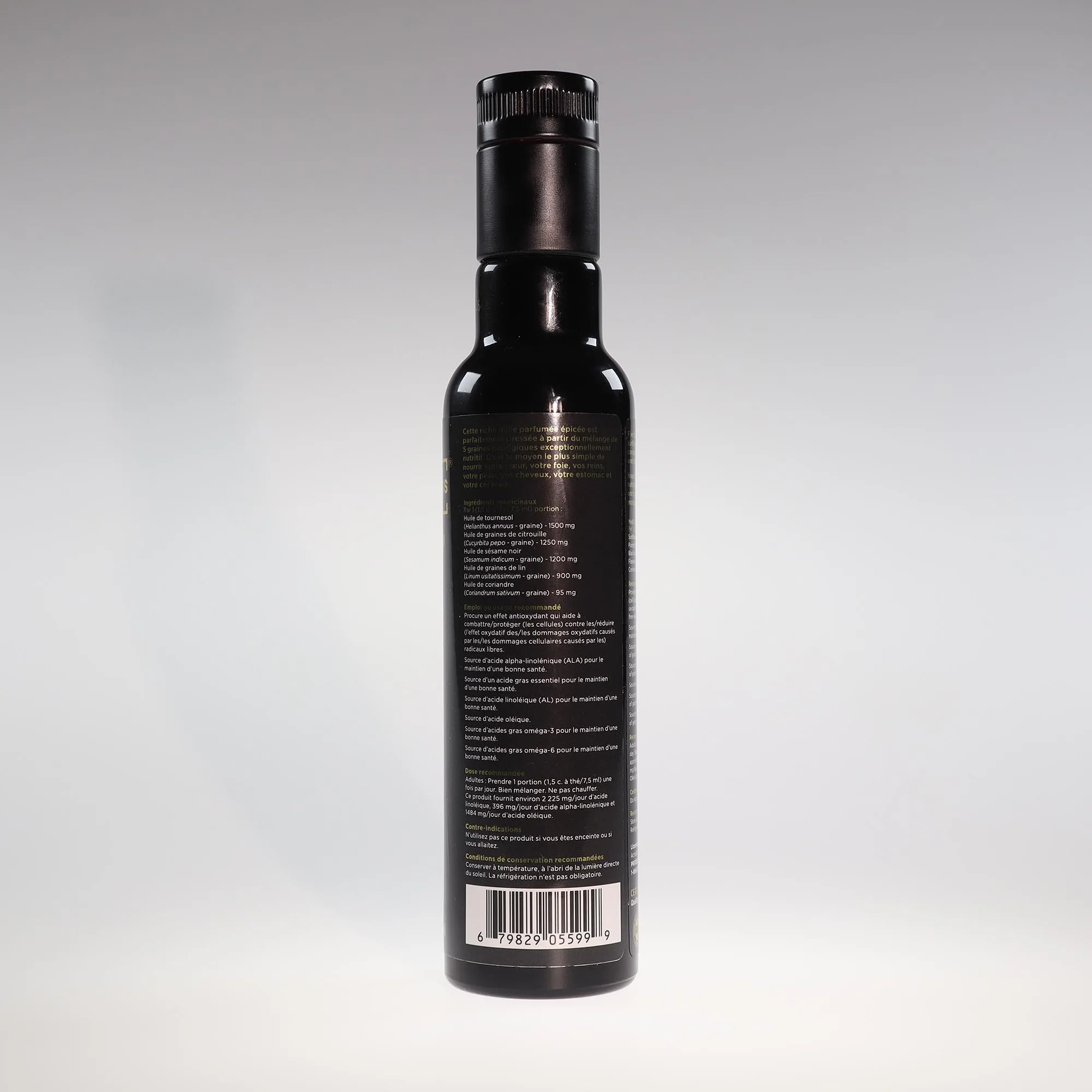 YumNaturals Store Perfect Press Five Seed Blend 250mL front french 2K72